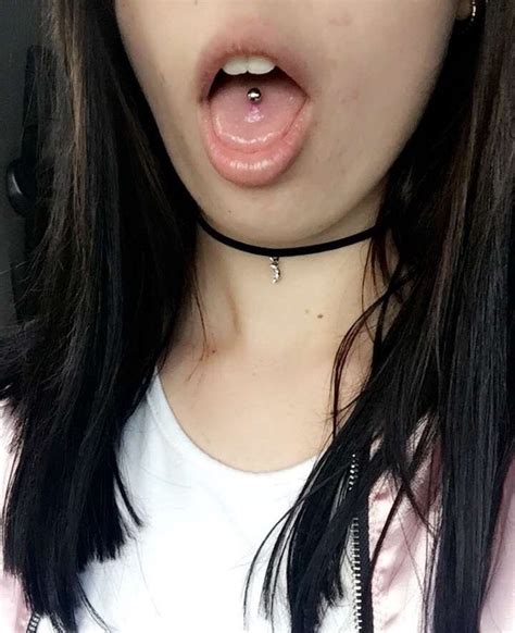 Pin By Alisson On Cool Tongue Piercing Lip Piercing Piercing
