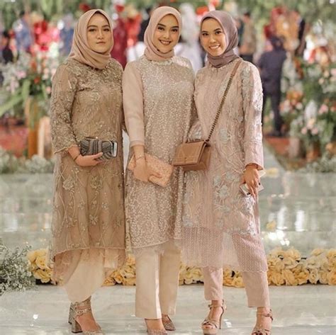 Model Kebaya Modern Brokat Untuk Hijab Style Hijab Terbaru
