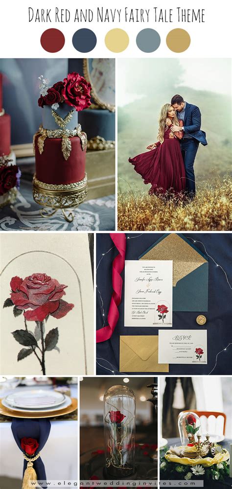 top 6 burgundy and dark red fall wedding colors with matching invites blog
