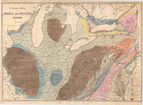 Large urban clusters are spread throughout the eastern half of the us (particularly the great lakes area, northeast, east, and southeast) and the western tier states; Old World Auctions - Auction 151 - Lot 179 - Geological ...