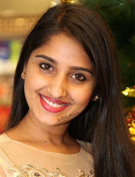 Glamorous Indian Television Girl Meghana Lokesh Face Closeup Tollywood Boost