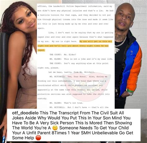 Say Cheese 👄🧀 On Twitter Doodie Lo Shares Transcripts From His Civil Suit With Ftn Bae
