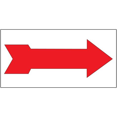 Right Arrow Red Decal Sticker Retail Store Sign Ebay