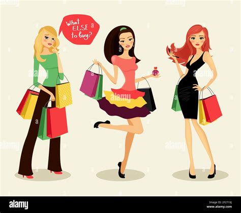 Purchases In Packages Stock Vector Images Alamy