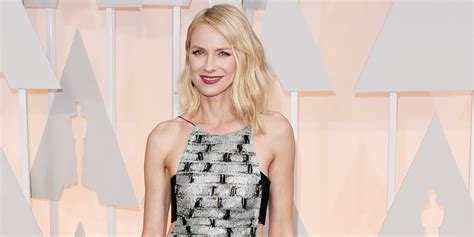 Naomi Watts Oscar Dress 2015 Includes A Bandeau And Lots Of Shimmer