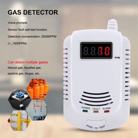 Gas Alarm Detector Lpg Natural Gas Coal Gas Sensor Plug In Gas Leakage With Sound Warning Buy