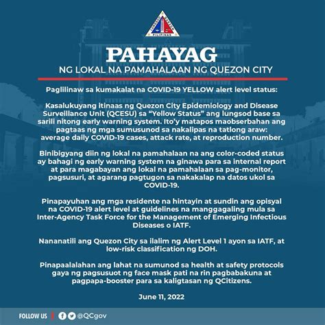 Quezon City Government On Twitter Paglilinaw Sa Kumakalat Na Covid