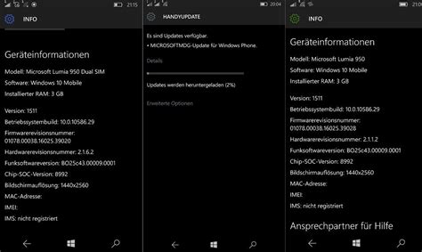 Microsoft Ver Ffentlicht Firmware Update F R Das Lumia