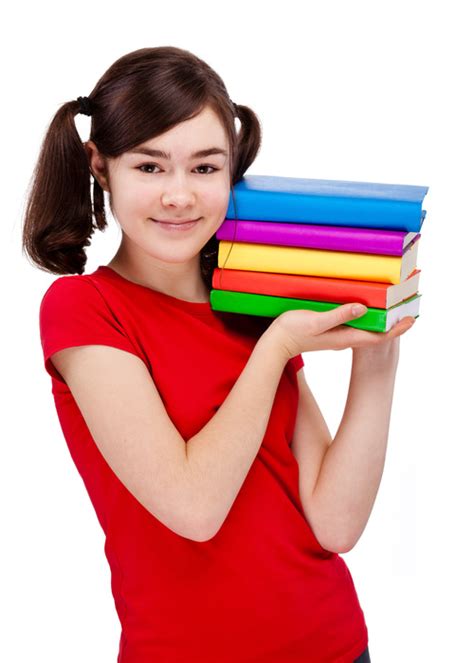 Stock Photo Female Student Holding Book Free Download
