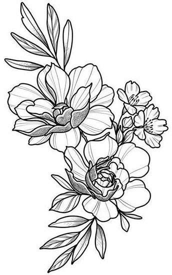 Flower Learn To Draw Floral Tattoo Design Tattoo Design Drawings