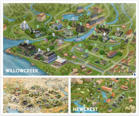 Sims 4 World Map Connected
