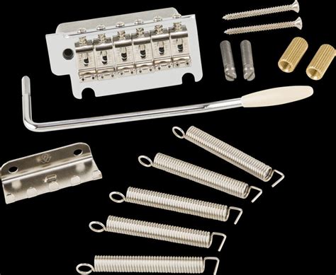 Fender 2 Point Tremolo Assembly In Chrome Deluxe Series 885978521586