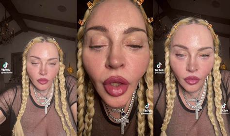 What Happened To Madonnas Face As Fans Left Shocked At Her Latest Tiktok Video Therecenttimes