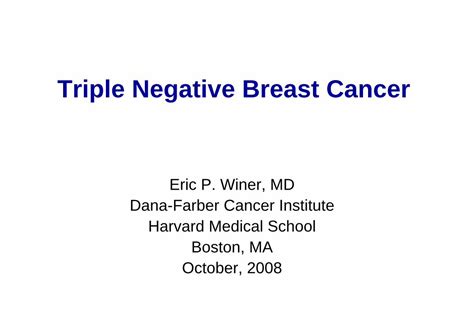 Pdf Triple Negative Breast Cancer Jccnbtriple Negative Breast