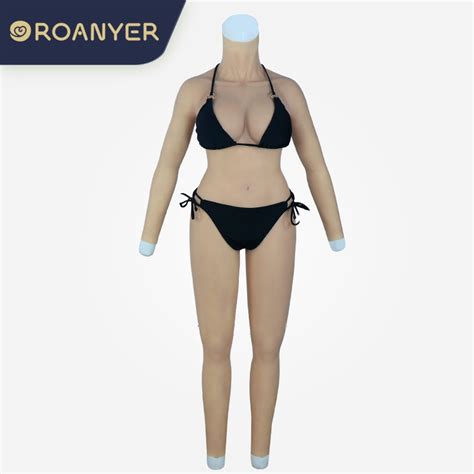 Roanyer Silicone D Cup Body Suit With Anal Hole For Crossdresser Breast