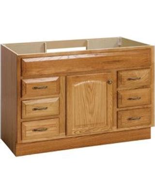 Stay organized and tidy with the help of these oak bathroom vanity. Here's a Great Deal on Source Golden Traditional Oak ...