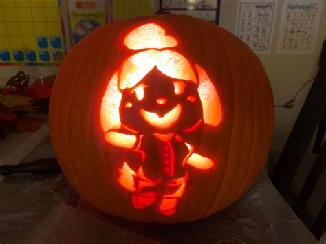 Best Animal Crossing Pumpkin Carving Design Ideas For Halloween