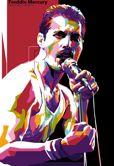 Freddie Mercury Queen Art Freddie Mercury Pop Art