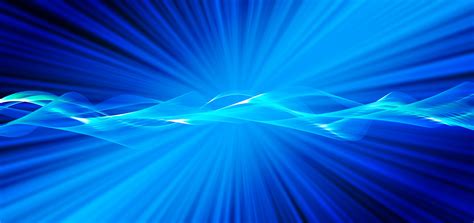 Blue Digital Wallpaper Rays Lines Bright Hd Wallpaper Wallpaper Flare