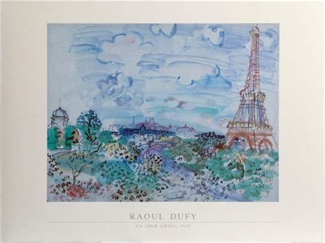 Raoul Dufy La Tour Eiffel 1989 Mutualart