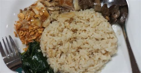 Resep Nasi Hainam Dan Ayam Kukus Rice Cooker Oleh Leony Cookpad