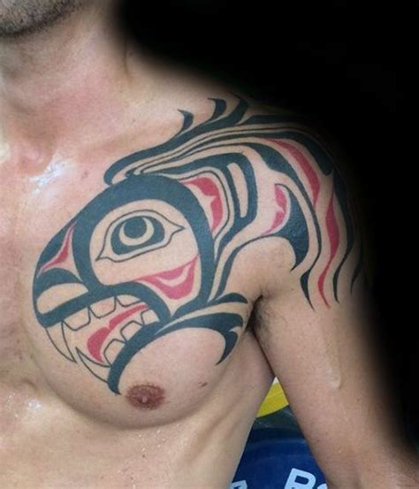80 Tribal Shoulder Tattoos For Men Masculine Design Ideas Large