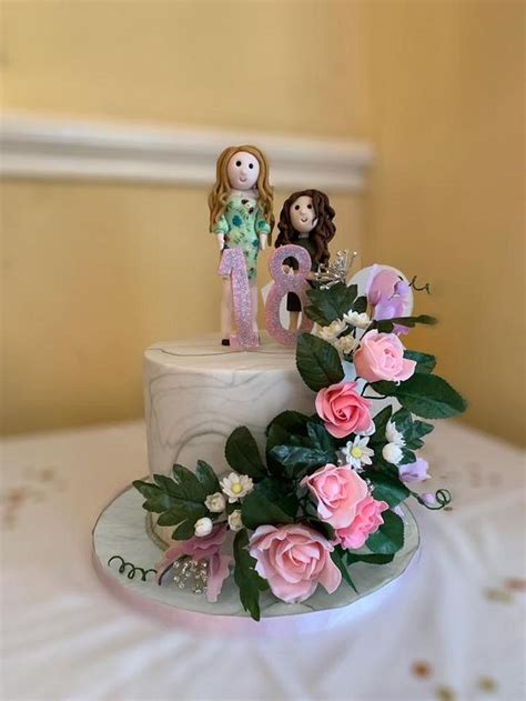 Joint 18th Birthday Cake - Cake by Charlotte - CakesDecor