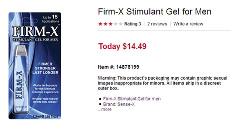 Firm X Stimulant Gel Reviews Fact Or Fiction Rxleaks