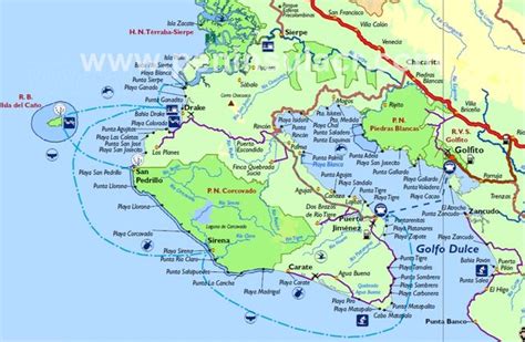 Discovery Hills Costa Rica Osa Peninsula Map Map Peninsula Costa Rica