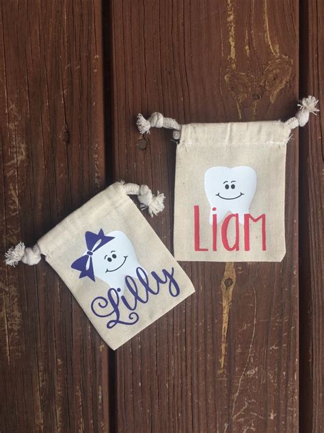 Personalized Tooth Fairy Bag Tooth Fairy Pouch Tooth Holder Etsy Uk