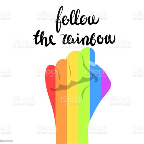 Follow The Rainbow Stock Illustration Download Image Now Art