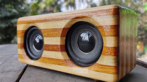How To Make Diy Wooden Bluetooth Speaker Youtube