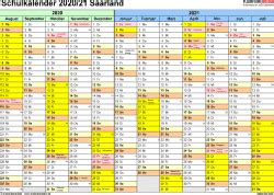 Maybe you would like to learn more about one of these? Schulkalender 2020/2021 Saarland für Excel
