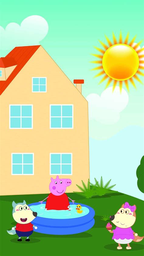Peppa Pig House Wallpaper Horror Download Close Up Peppa Pig House