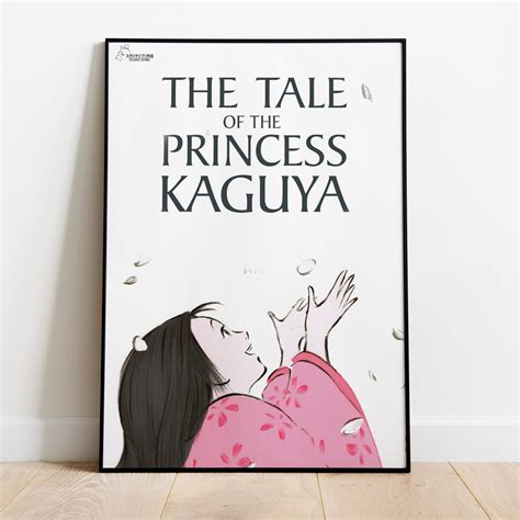 The Tale Of The Princess Kaguya Poster Studio Ghibli Customprinthaus