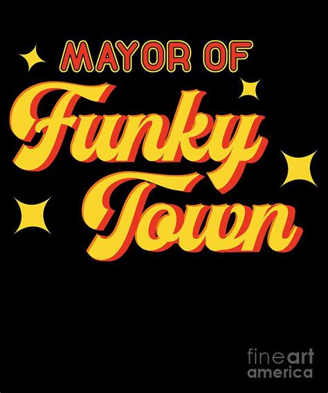 Mayor Of Funky Town 1970s Disco Funk Vintage Retro Disco