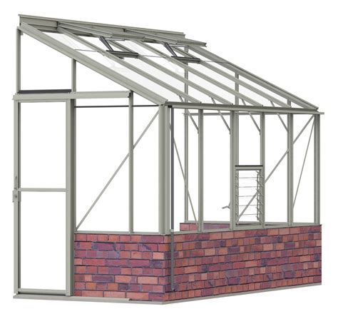 5ft Wide Lean To Pastel Sage Greenhouse 53 X 108 Robinsons