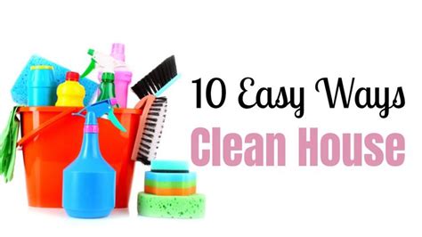 10 Easy Ways To Clean Your House Housekeeping Hacks Cleaning Hacks