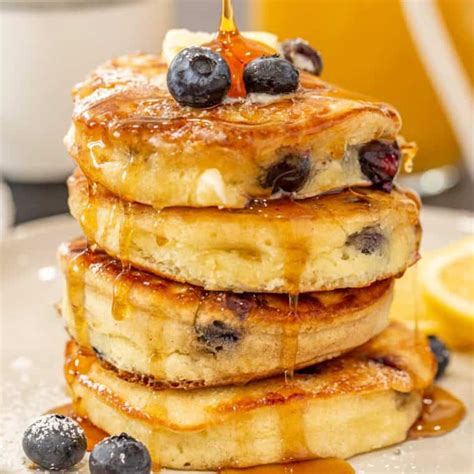 Lemon Blueberry Pancake Recipe Valentinas Corner