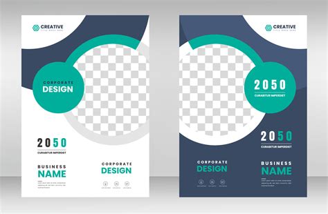 Corporate Modern Business Book Cover Design Template In A4 Can Be Use