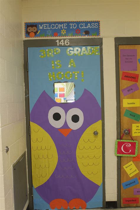 My Door For My Owl Themed Classroom Class Decor Organization