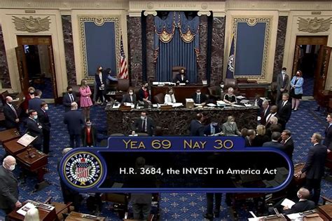 Senate Passes Bipartisan Infrastructure Bill Wsj