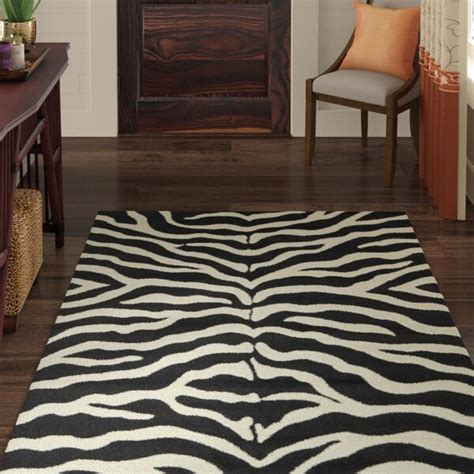 Willa Arlo Interiors Testerman Performance Black Ivory Rug Reviews