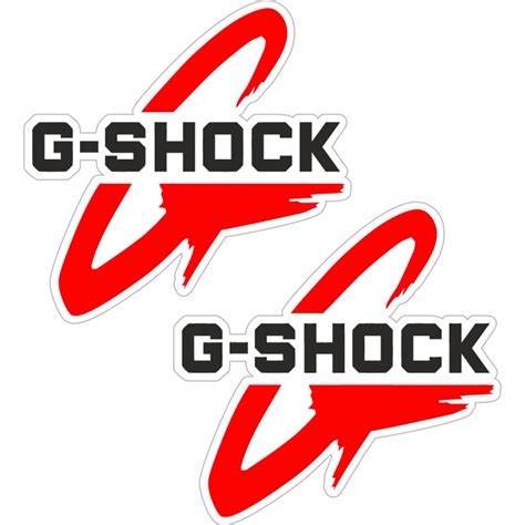 2x G Shock Stickers Decals Decalshouse