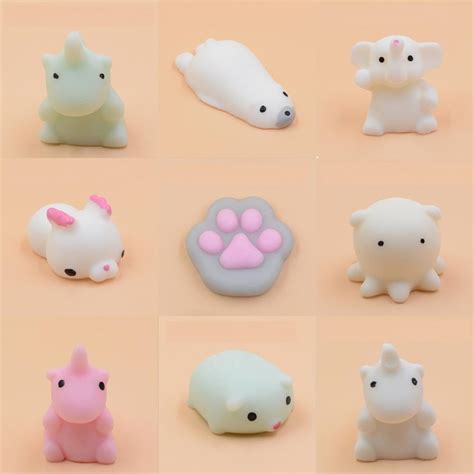 Buy Kawaii Cute Mini Soft Silicone Anti Stress Squishy