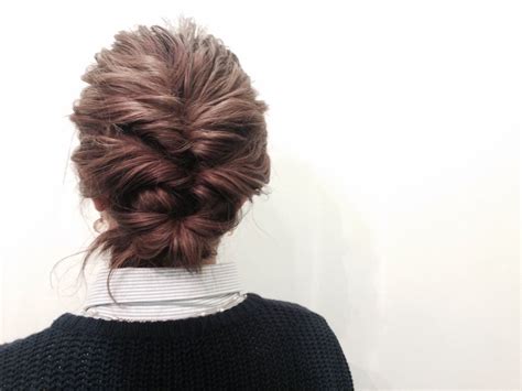 ヘアアレンジ アップスタイル ショート 簡単ヘアアレンジ×vicca ...