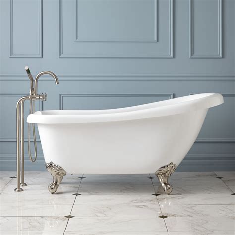 There are 540 footed bathtub for sale on etsy, and they cost $35.62 on average. Alden Acrylic Slipper Tub - Imperial Feet - Bathtubs ...