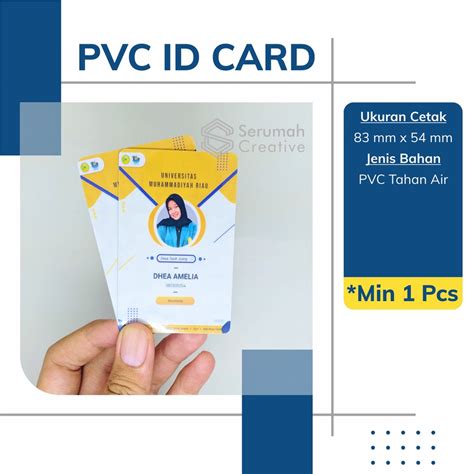 Jual Cetak Id Card PVC Name Tag Custom Ekspres Indonesia Shopee Indonesia