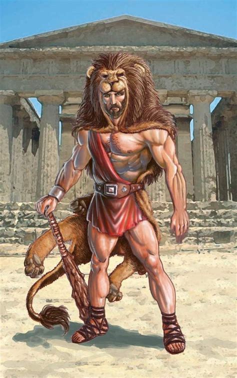 Heracles Semidiós Roma Hercules Hercules Mythology Greek Myths
