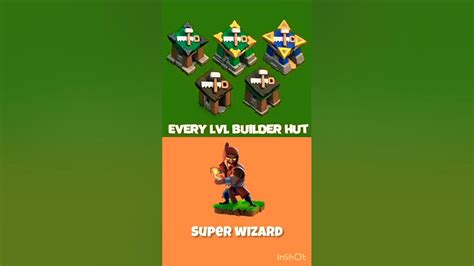 Super Wizard Vs All Levels Builder Hutsclashofclans Coc Shorts